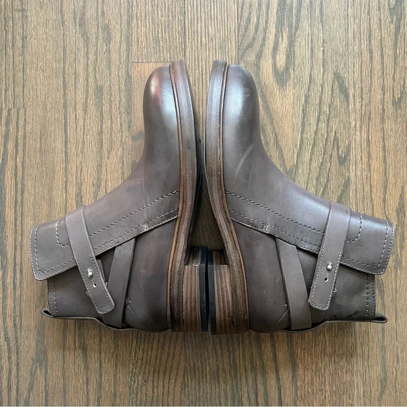 NWT COSTUME NATIONAL Leather Moto Boots Made in Italy - Picture 5 of 9